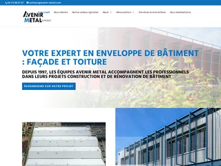 Avenir métal : travaux toits, isolation Rhône-Alpes